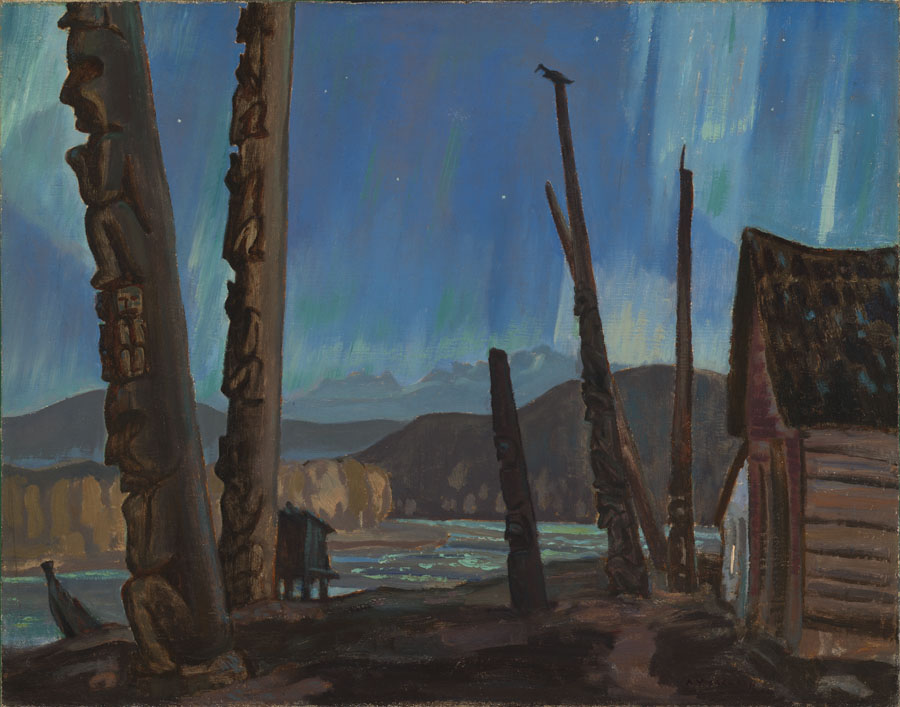 A.Y. Jackson (1882-1974) | Night on the Skeena River, 1927