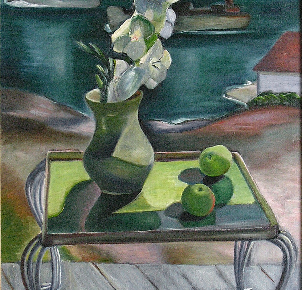 Image result for still life painting open window right hand side leon